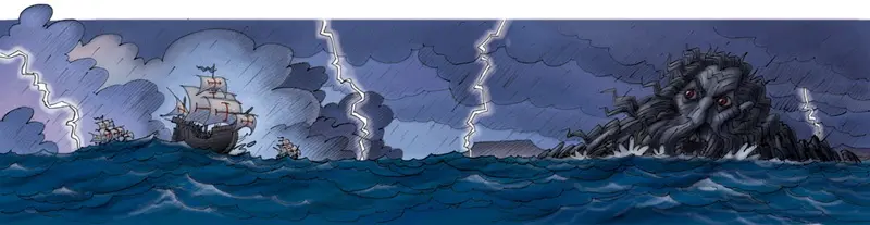 A monster in the middle of the ocean - mostrengo